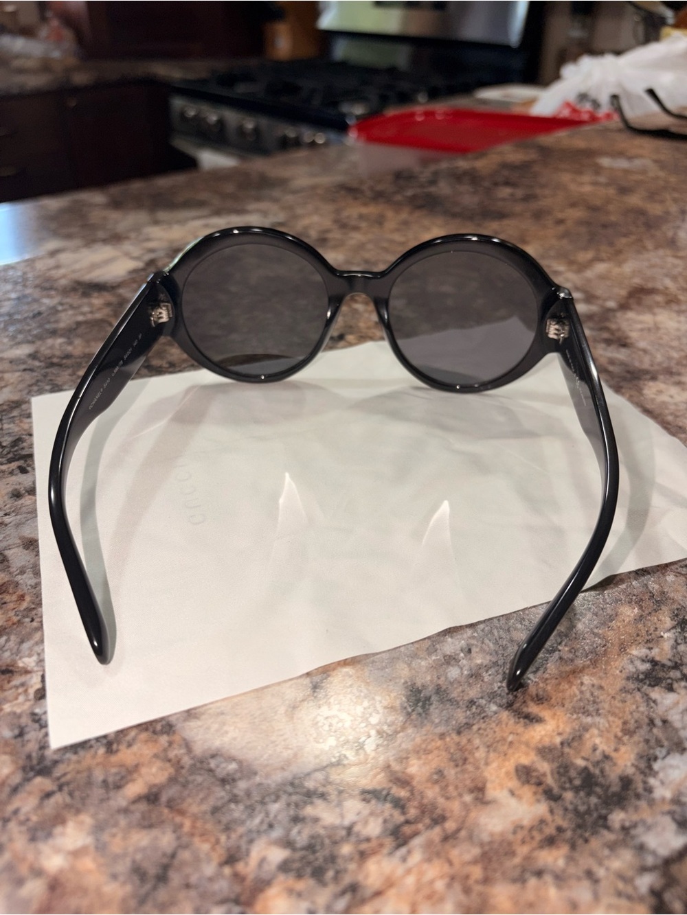 CHANEL Black Round Sunglasses - Picture 7 of 10